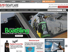 Tablet Screenshot of easyboatcare.com